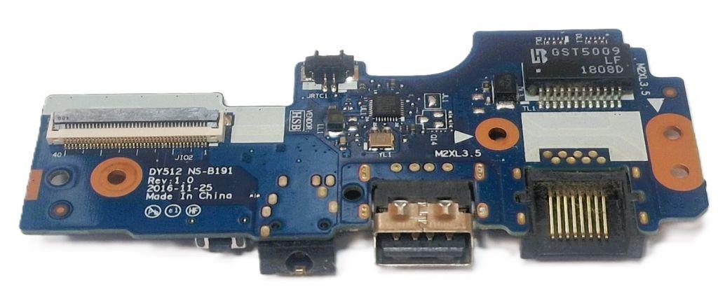 Плата DY512 NS-B191 Rev: 1.0 | Плата для ноутбука Lenovo Legion Y520-15IKBN (USB, LAN, Audio) | Б/В