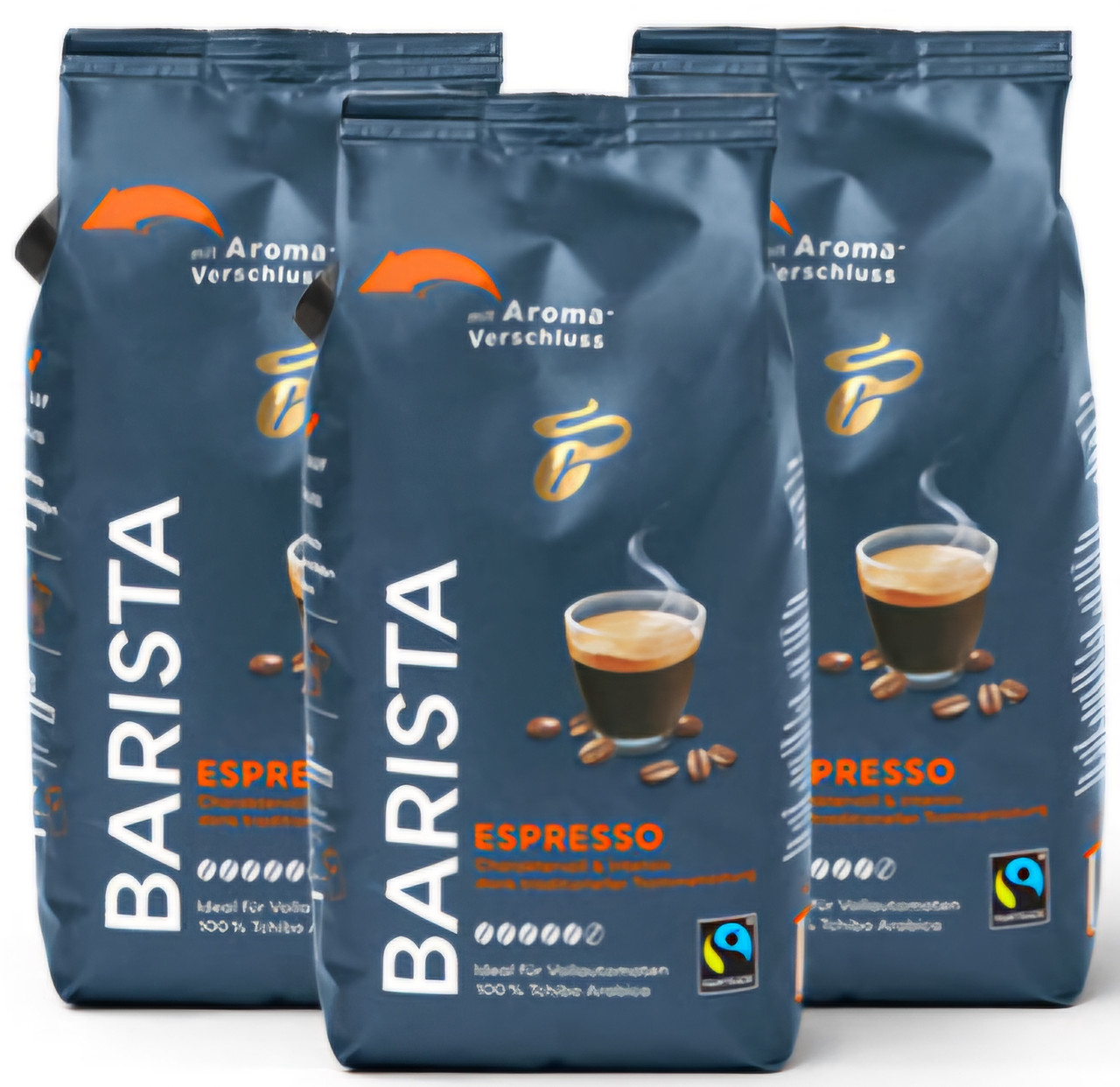 Оригинал! Кофе в зернах Tchibo Barista Espresso 1000г СИНЯЯ, 100