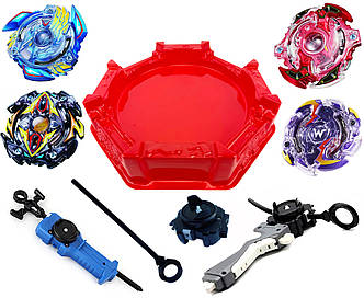 Бейблейд Набір 9 в 1 АРЕНА 34см + 4 Дзига + 3 Запускача + 1 Ручки 302210