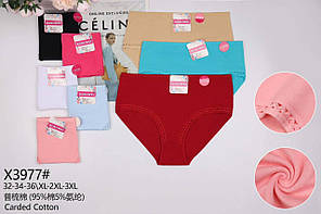 Жіночі трусики 12 штук Kokowei розміри XL 2XL3XL мікс кольорів і розмірів норма