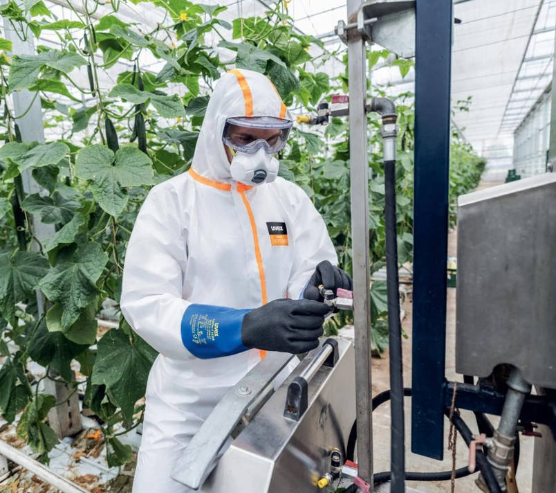 Рукавички протихімічного захисту uvex rubiflex S XG35B (60557) 09, фото 4