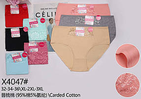 Жіночі трусики 12 штук Kokowei розміри XL 2XL3XL мікс кольорів і розмірів норма