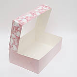 Коробка кондитерська для тістечка 250*170*80 до дня закоханих, фото 2