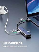 Мультипортовий адаптер UGREEN CM512 Gray (60515), фото 3