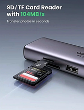 Мультипортовий адаптер UGREEN CM512 Gray (60515), фото 5