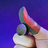 Ігрові напальчники P1 PLAY (1 пара 2 шт) для ігор на телефоні смартфоні планшеті срібне волокно pubg, фото 4