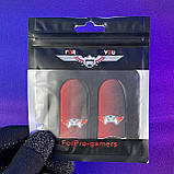 Ігрові напальчники P1 PLAY (1 пара 2 шт) для ігор на телефоні смартфоні планшеті срібне волокно pubg, фото 10