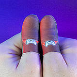 Ігрові напальчники P1 PLAY (1 пара 2 шт) для ігор на телефоні смартфоні планшеті срібне волокно pubg, фото 9