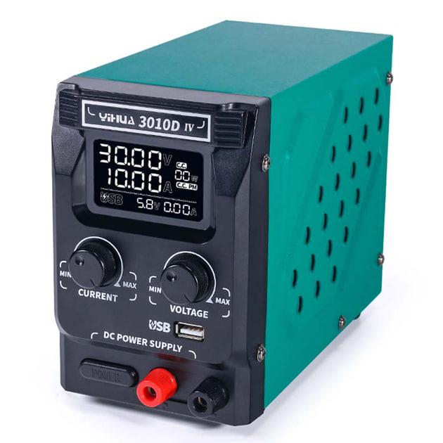 Лабораторний блок живлення YIHUA 3010D-IV, 30 В, 10 А, 400 Вт