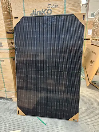 Монокристалічна сонячна панель Jinko Solar JKM440N-54HL4R-(V) 440W, N-type (Full Black), фото 1