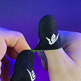 Ігрові напальчники з карбоном SILENCE (1 пара 2 шт) для ігор на телефоні смартфоні планшеті pubg пабг пубг, фото 5