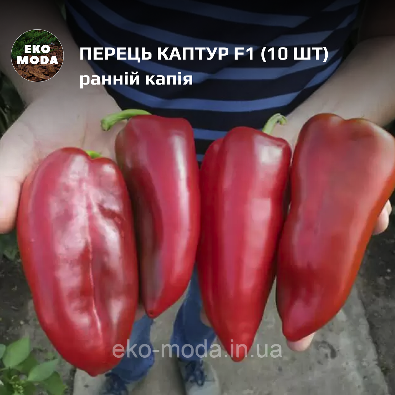 Перець Каптур F1   - ранній, капія - ( 10 шт  zip-пакет)