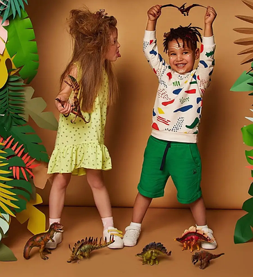 Дитячий комплект фігурок динозаврів іграшкові доісторичні тварини 4 стародавніх ящера камінь дерево 4 набори