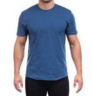 Чоловіча футболка бавовняна Узбекистан, колір джинс, 2xl