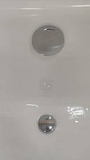 Окремостояча акрилова ванна Atlantis C-3140 176x75x75 біла (ноги хром), фото 3