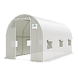 Парник теплиця 2x4x2 м focus garden біла, фото 4