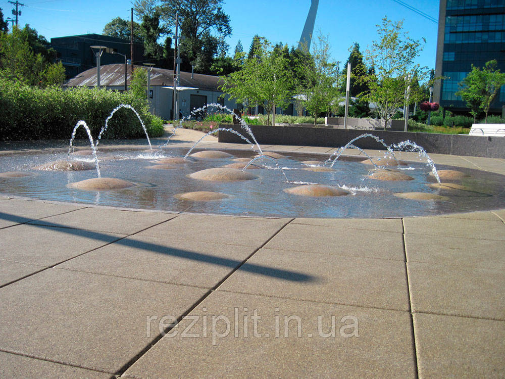 Гумова плитка навколо басейнів, антислизьке покриття для аквапарків