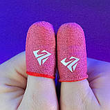 Напальчники Shezi мідне волокно ігрові від поту для ігор на телефоні смартфоні пабг pubg standoff 2 warzone, фото 2