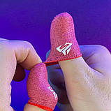 Напальчники Shezi мідне волокно ігрові від поту для ігор на телефоні смартфоні пабг pubg standoff 2 warzone, фото 4