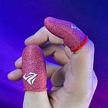 Напальчники Shezi мідне волокно ігрові від поту для ігор на телефоні смартфоні пабг pubg standoff 2 warzone, фото 6