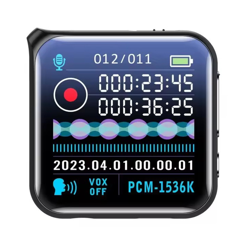 Міні диктофон з великим екраном, радіо та MP3 плеєром Nectronix M30, 8 Гб пам'яті