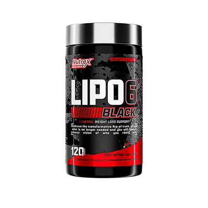 Lipo-6 Black Extreme Potency Nutrex 120 сaps, фото 3