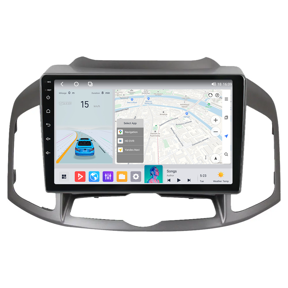 Штатна магнітола Mekede MS Chevrolet Captiva 1 (2011-2016) QleD