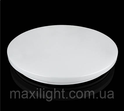 LED світильник BIOM 80W стельовий накладний 5000K (DEL-R102-80) без Д/У, коло білий, фото 1