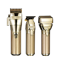 Комбо-набір "BaByliss PRO FxOne All-Metal Gold" (FX899GE+FX799GE+FX79FSGE)