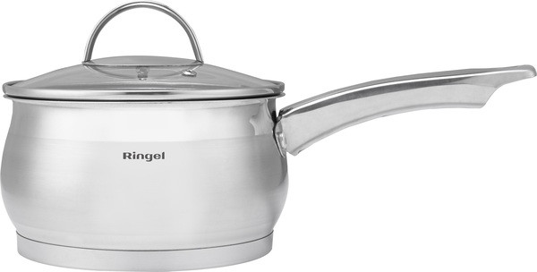 Ківш RINGEL Salsa нерж 16 см (2.2 л) з кришкою (RG-4034-16)