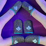 Ігрові напальчники з нейлоном YELL (3 пари 6 шт) для ігор на телефоні смартфоні планшеті pubg пабг пубг, фото 8