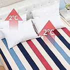 Електропростирадло односпальне 140Вт, 150х170см, YASAM, В різнокольорову смужку / Простирадло з електропідігрівом, фото 6