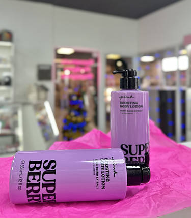 Парфумований лосьйон Victoria's Secret PINK Super Berry Boosting Body Lotion 355 мл, фото 4