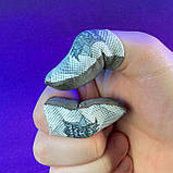 Ігрові напальчники P1 QUICK (1 пара 2 шт) для ігор на телефоні смартфоні планшеті срібне волокно pubg, фото 6