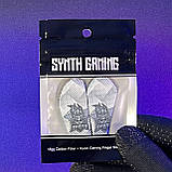 Ігрові напальчники P1 QUICK (1 пара 2 шт) для ігор на телефоні смартфоні планшеті срібне волокно pubg, фото 10