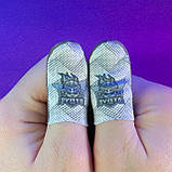 Ігрові напальчники P1 QUICK (1 пара 2 шт) для ігор на телефоні смартфоні планшеті срібне волокно pubg, фото 2