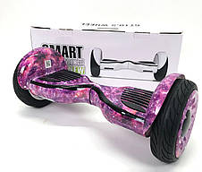 Гіроборд Smart Balance Wheel Pro Premium 10.5 Рожевий космос, фото 3