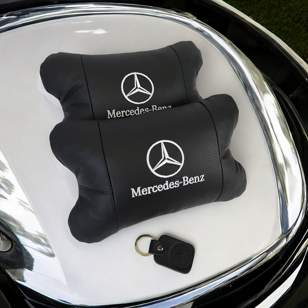 Подушка для машини під шию Mercedes-Benz Мерседес, Подушка підголовник KF-900 для автомобіля