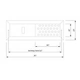 Засувка Tesli вентиляційна 365 x 125, фото 3