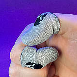 Ігрові напальчники HELMET (1 пара 2 шт) для ігор на телефоні смартфоні планшеті pubg пабг пубг standoff 2, фото 6