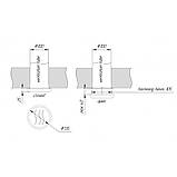 Заглушка Tesli вентиляційна d100, основа нерж.сталь, фото 4