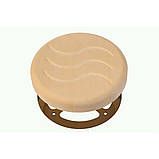 Заглушка Tesli вентиляційна d100, основа нерж.сталь, фото 2