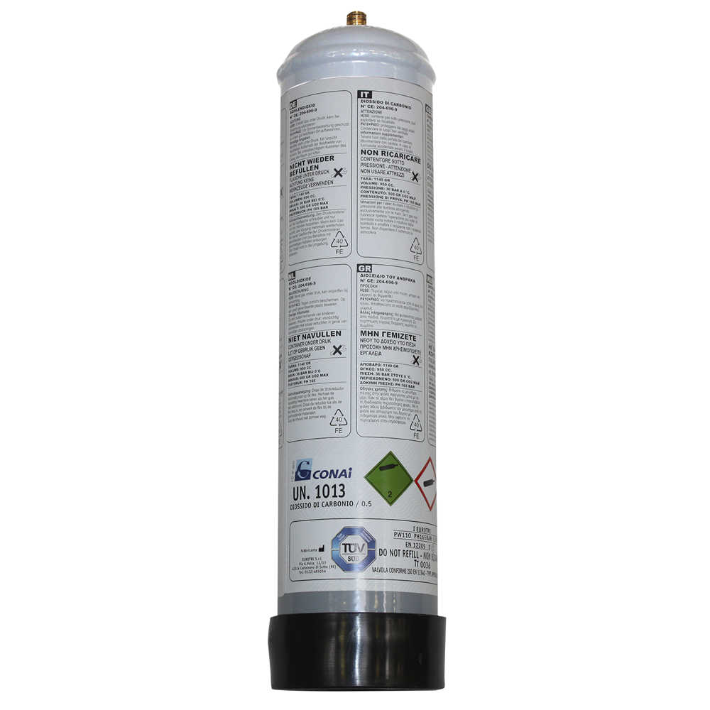 Балон для акваріума змінний для системи CO2 акваріумних рослин AMTRA CO2 SYSTEM, SET, 500г, фото 1