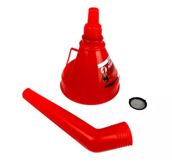 Воронка універсальна (червона) SA-122 Sapfire Plastic Automotive Petrol Funnel
