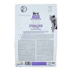Brit Care Cat Grain-Free Sterilized Sensitive для стерилізованих котів з чутливим травленням 400г, фото 5