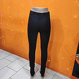 Лосіни жіночі легінси висока посадка 54 чорні, фото 2