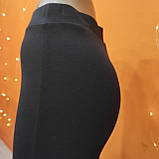 Лосіни жіночі легінси висока посадка 54 чорні, фото 6