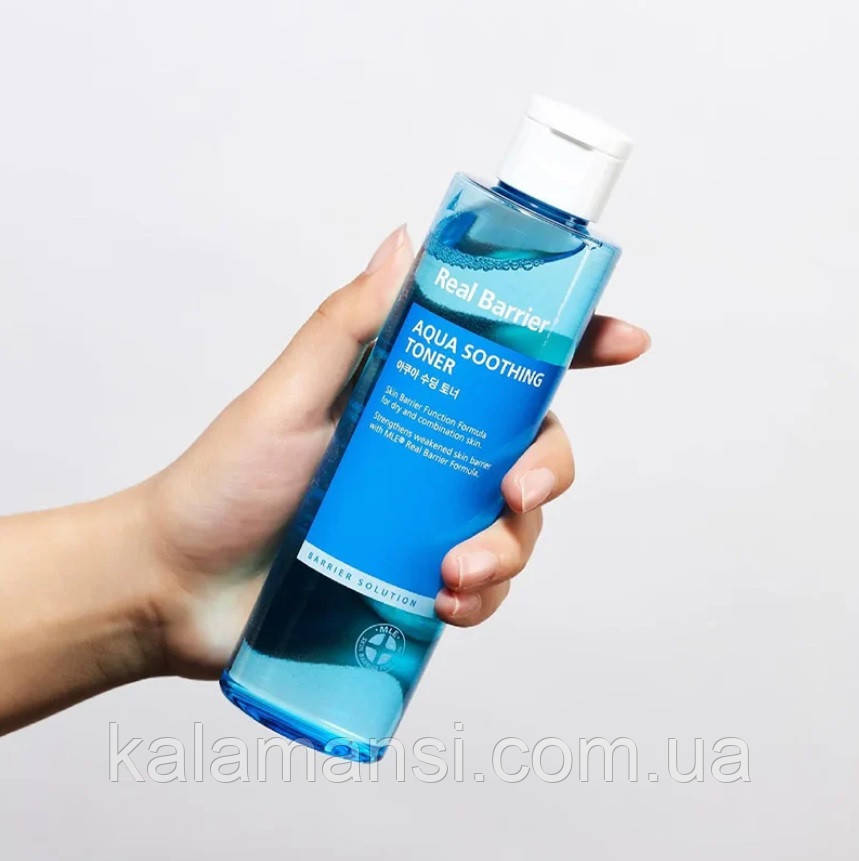 Заспокійливий тонік для зволоження шкіри Real Barrier Aqua Soothing Toner 200 мл
