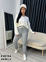 НАПІВБАТАЛЬНІ ЖІНОЧІ СПОРТИВНІ ШТАНИ, ТРИКОТАЖ З СТРЕЙЧЕМ