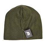 Шапка флісова тактична ЗСУ зимова, тепла. Тактична шапка двошарова з відворотом, хакі, фото 4